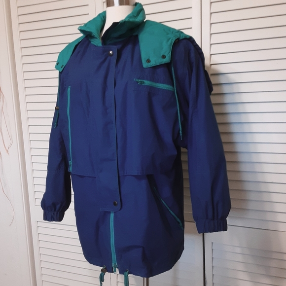 Lightweight London Fog "3M Thinsulate" Ski Jacket/Coat with Removable Hoodie - Picture 7 of 16